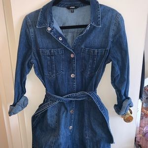 Express denim romper